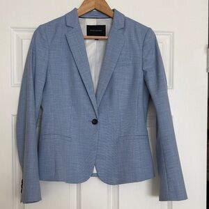 Banana Republic Women's Light Blue Suit Jacket